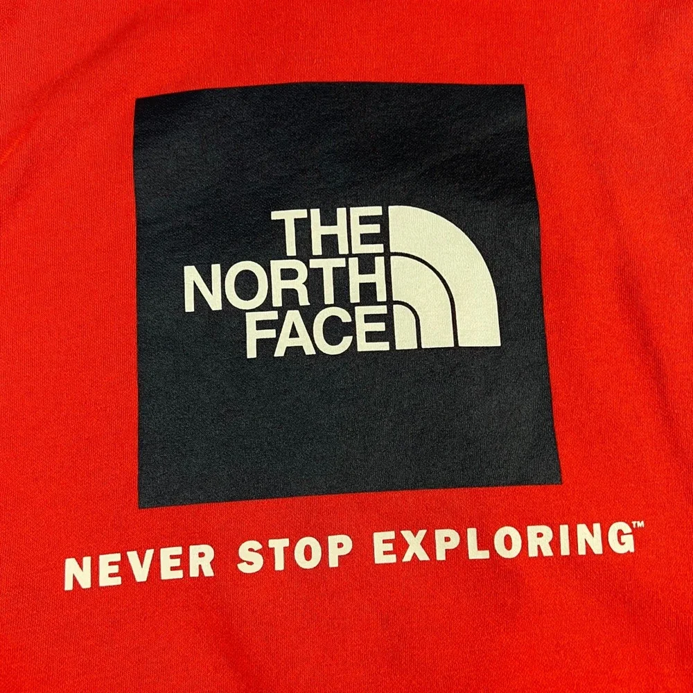 The North Face Mens Red Box‎ Logo Never Stop Exploring Pullover Hoodie Size M